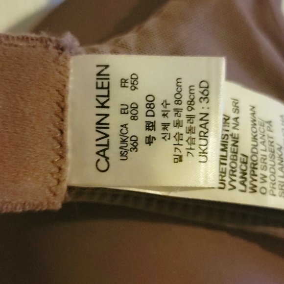 Calvin Klein 36D Bra - Picture 2 of 2